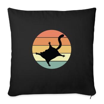 Planeur de sucre - Housse de coussin décorative 45 x 45 cm - noir - Devant