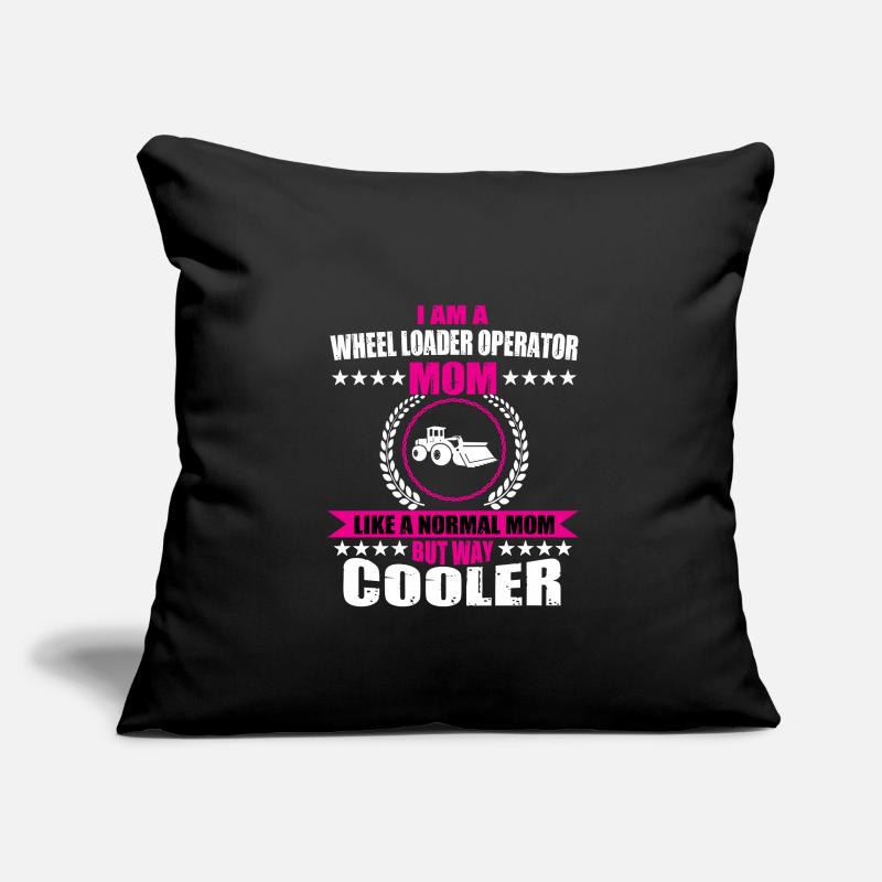 Wheel Loader Mama Sofa pillowcase 17,3'' x 17,3'' (45 x 45 cm)