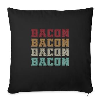 Speck - Sofakissenbezug 45 x 45 cm - Schwarz - Vorne