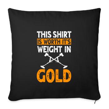 Détecteurs - Housse de coussin décorative 45 x 45 cm - noir - Devant