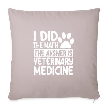 Veterinary medicine - Sofa pillowcase 17,3'' x 17,3'' (45 x 45 cm) - light taupe - Front