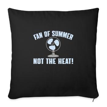 Retro Ferry Vêtements Porte-conteneurs - Housse de coussin décorative 45 x 45 cm - noir - Devant