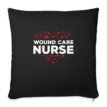 Wound Manager - Sofa pillowcase 17,3'' x 17,3'' (45 x 45 cm) - black - Front