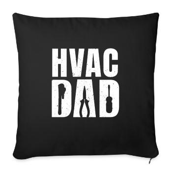 Hlk Father Hlc Technician Men - Sofa pillowcase 17,3'' x 17,3'' (45 x 45 cm) - black - Front