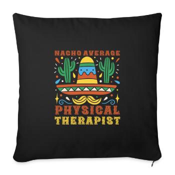 Funny Physiotherapist Costume Cinco De Mayo - Sofa pillowcase 17,3'' x 17,3'' (45 x 45 cm) - black - Front