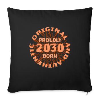 Original 2030 - Sofa pillowcase 17,3'' x 17,3'' (45 x 45 cm) - black - Front