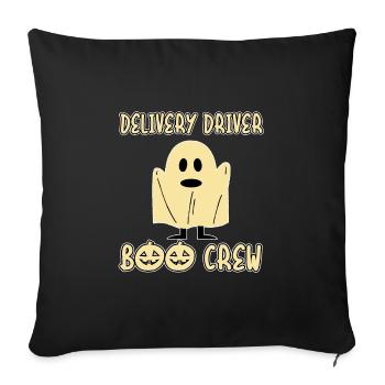 Delivery Driver Boo Crew Creepy Halloween Party - Sofa pillowcase 17,3'' x 17,3'' (45 x 45 cm) - black - Front