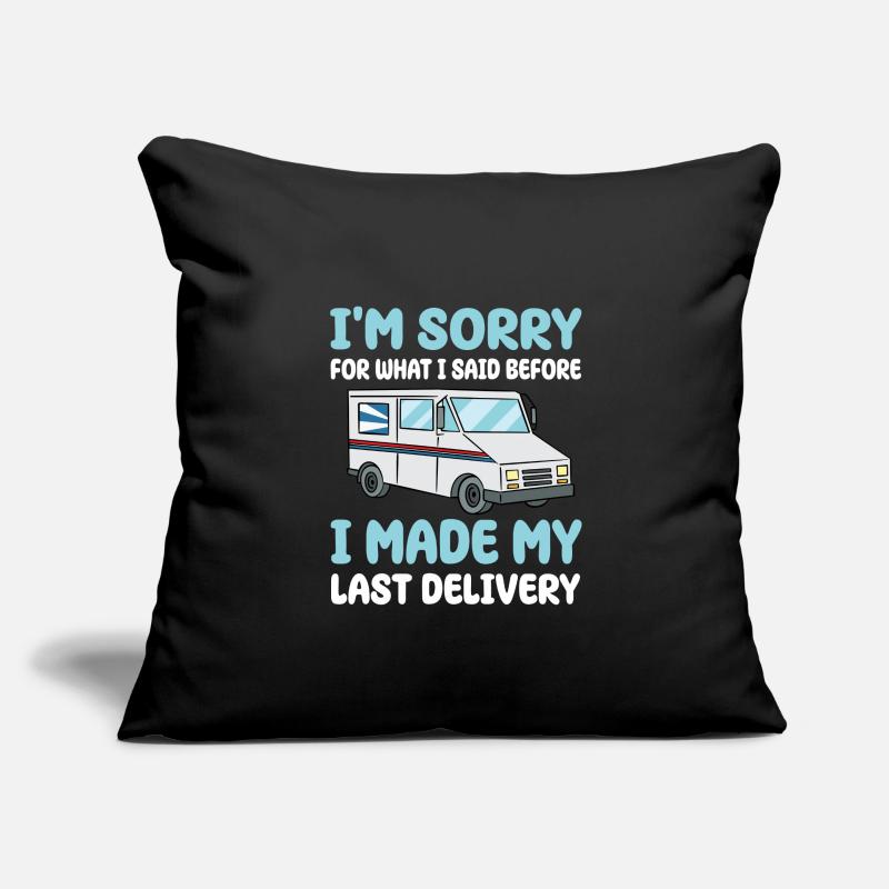 Delivery driver Sofa pillowcase 17,3'' x 17,3'' (45 x 45 cm)