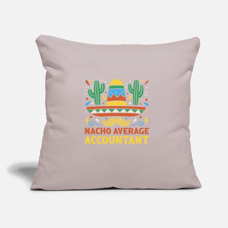 Nacho Comptable moyen Housse de coussin décorative 45 x 45 cm