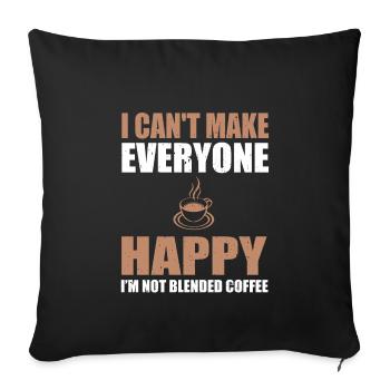 Great Blended Coffee Lover Costume - Sofa pillowcase 17,3'' x 17,3'' (45 x 45 cm) - black - Front