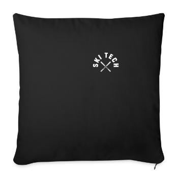 Ski technician - Sofa pillowcase 17,3'' x 17,3'' (45 x 45 cm) - black - Front