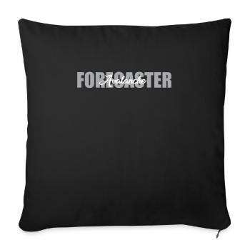 Avalanche forecasters - Sofa pillowcase 17,3'' x 17,3'' (45 x 45 cm) - black - Front
