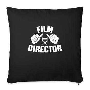 Film Director Outfit - Sofa pillowcase 17,3'' x 17,3'' (45 x 45 cm) - black - Front