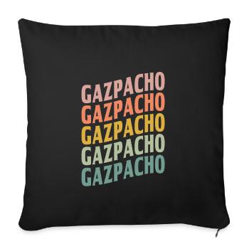 Gazpacho - Sofa pillowcase 17,3'' x 17,3'' (45 x 45 cm) - black - Front