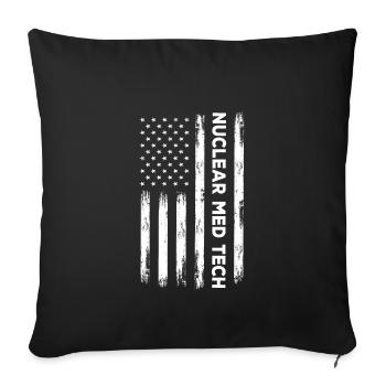 NuclearAmerican Nuclear Med Tech - Sofa pillowcase 17,3'' x 17,3'' (45 x 45 cm) - black - Front