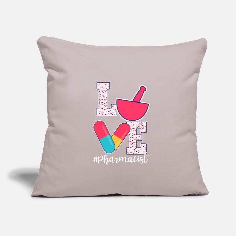 Conception de la Saint-Valentin pour apothicaire Housse de coussin décorative 45 x 45 cm