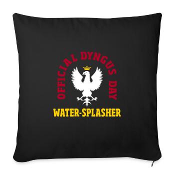 PolniscŚmigus-Dyngus Water Splash - Sofa pillowcase 17,3'' x 17,3'' (45 x 45 cm) - black - Front