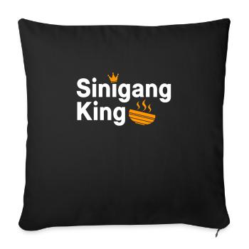 Reine Sinigang - Housse de coussin décorative 45 x 45 cm - noir - Devant