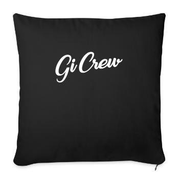 GI Crew – Geschenkidee Für Die Endoskopie - Sofakissenbezug 45 x 45 cm - Schwarz - Vorne