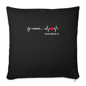 Funny T-shirt For Bypass Surgery - Sofa pillowcase 17,3'' x 17,3'' (45 x 45 cm) - black - Front