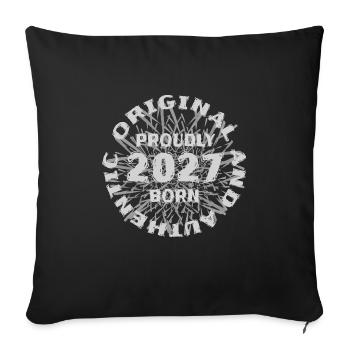 Job 2027 - Sofa pillowcase 17,3'' x 17,3'' (45 x 45 cm) - black - Front