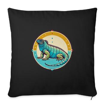 Équateur Quito Guayaquil Équatorien - Housse de coussin décorative 45 x 45 cm - noir - Devant