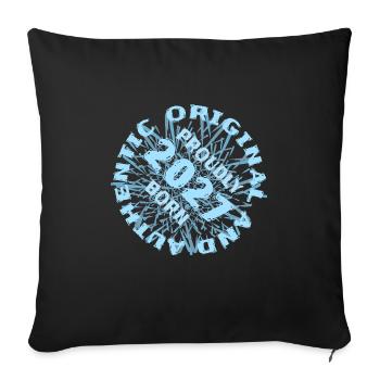 Game 2027 - Sofa pillowcase 17,3'' x 17,3'' (45 x 45 cm) - black - Front