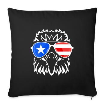 Porto Rico - Housse de coussin décorative 45 x 45 cm - noir - Devant
