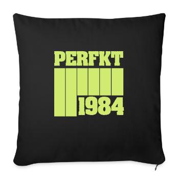 Perfect 1984 - Sofa pillowcase 17,3'' x 17,3'' (45 x 45 cm) - black - Front