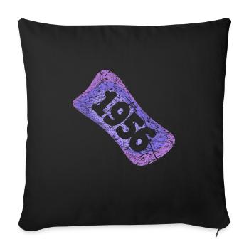 Students 1956 - Sofa pillowcase 17,3'' x 17,3'' (45 x 45 cm) - black - Front
