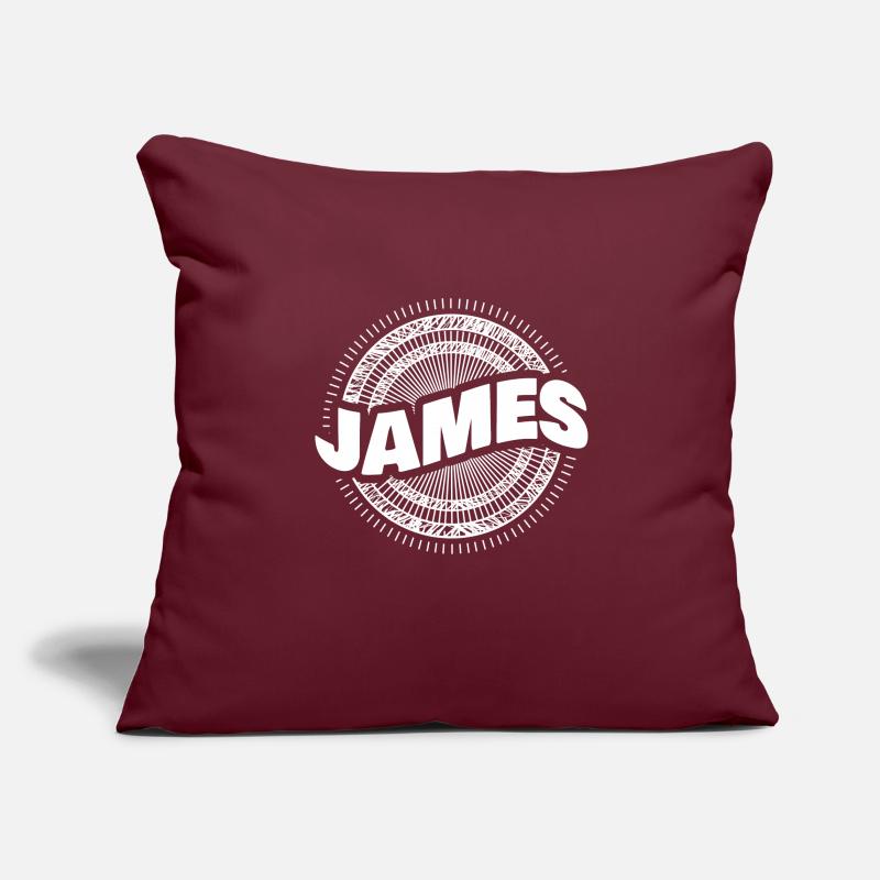 James as a gift idea Sofa pillowcase 17,3'' x 17,3'' (45 x 45 cm)