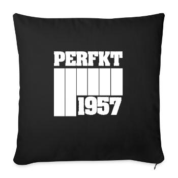 Unique 1957 - Sofa pillowcase 17,3'' x 17,3'' (45 x 45 cm) - black - Front