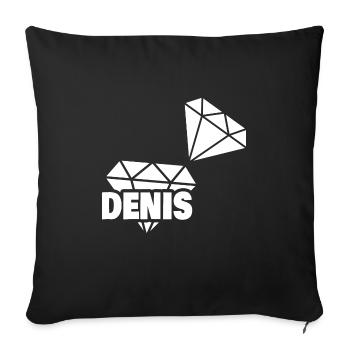 Precious Denis - Sofa pillowcase 17,3'' x 17,3'' (45 x 45 cm) - black - Front