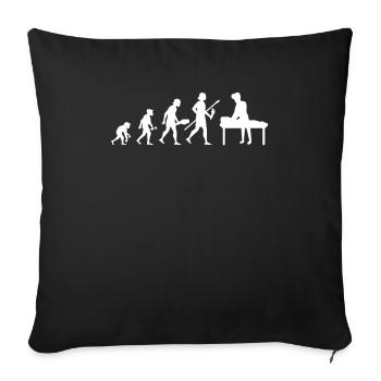 Physio-physio-massage profession Rééducation masseur - Housse de coussin décorative 45 x 45 cm - noir - Devant