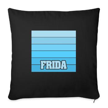 Nom de la femme Nom de la femme - Housse de coussin décorative 45 x 45 cm - noir - Devant