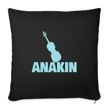 Alto Anakin - Housse de coussin décorative 45 x 45 cm - noir - Devant