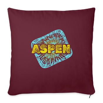 Gift for Aspen - Sofa pillowcase 17,3'' x 17,3'' (45 x 45 cm) - burgundy - Front