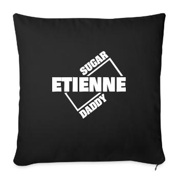 Sugar Daddy Etienne - Sofa pillowcase 17,3'' x 17,3'' (45 x 45 cm) - black - Front