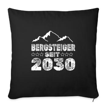 geboren 2030 - Sofakissenbezug 45 x 45 cm - Schwarz - Vorne