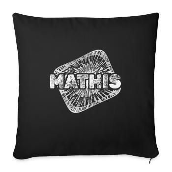 Stardust Mathis - Sofa pillowcase 17,3'' x 17,3'' (45 x 45 cm) - black - Front