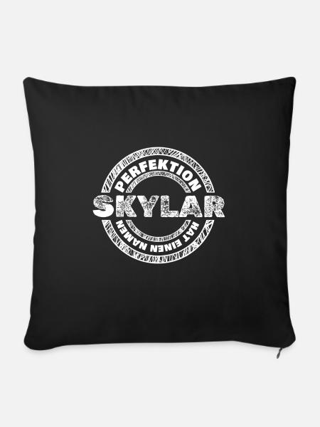 Perfekt Skylar - Sofakissenbezug 45 x 45 cm - Schwarz