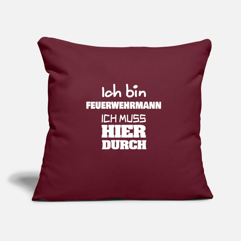 Firefighter as a profession Sofa pillowcase 17,3'' x 17,3'' (45 x 45 cm)