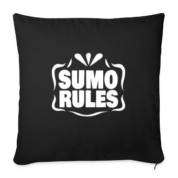 Sumo - Sofa pillowcase 17,3'' x 17,3'' (45 x 45 cm) - black - Front