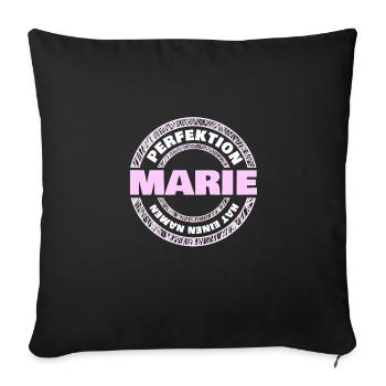 Perfektion Marie - Sofakissenbezug 45 x 45 cm - Schwarz - Vorne