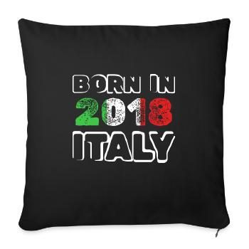 2018 - Housse de coussin décorative 45 x 45 cm - noir - Devant