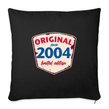 2004 Blechschild - limeted edition - Vintage - Sofakissenbezug 45 x 45 cm - Schwarz - Vorne