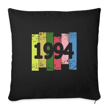 Lustig 1994 - Sofakissenbezug 45 x 45 cm - Schwarz - Vorne
