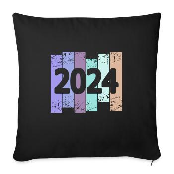 Classic Car 2024 - Sofa pillowcase 17,3'' x 17,3'' (45 x 45 cm) - black - Front