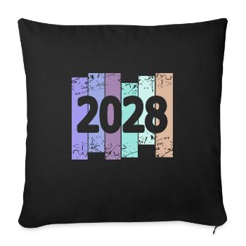 Goths 2028 - Sofa pillowcase 17,3'' x 17,3'' (45 x 45 cm) - black - Front