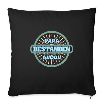 First name Andon - Sofa pillowcase 17,3'' x 17,3'' (45 x 45 cm) - black - Front